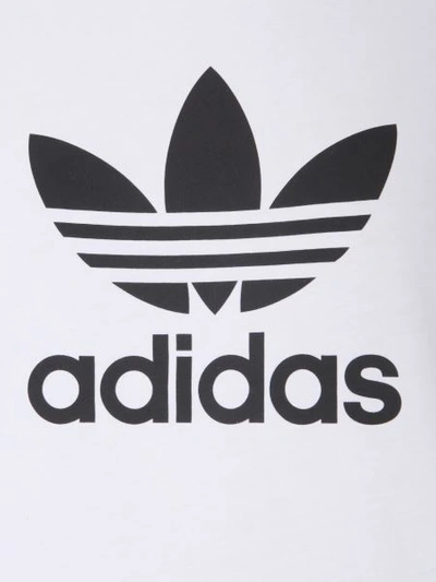 Shop Adidas Originals Crewneck T-shirt In White