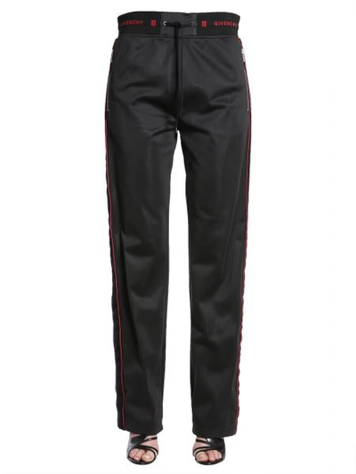 Shop Givenchy Technical Neoprene Jersey Jogging Trousers In Black