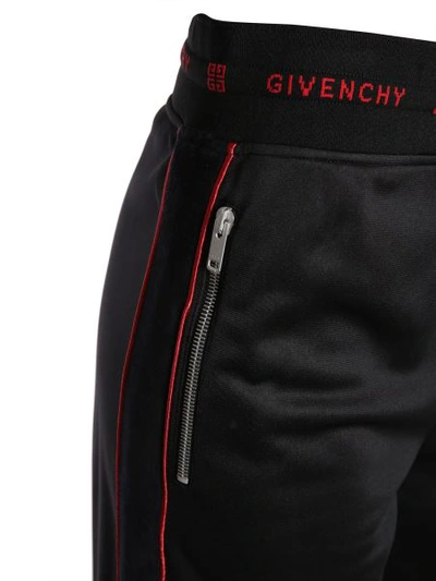 Shop Givenchy Technical Neoprene Jersey Jogging Trousers In Black