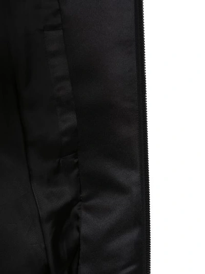 Shop Givenchy Satin Bomber Jacket In Black
