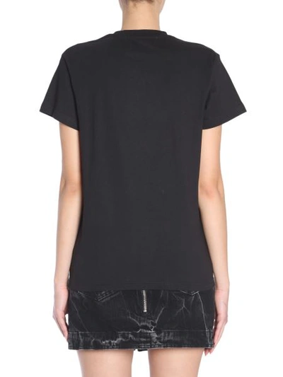 Shop Forte Dei Marmi Couture Round Collar Cotton Jersey T-shirt In Black