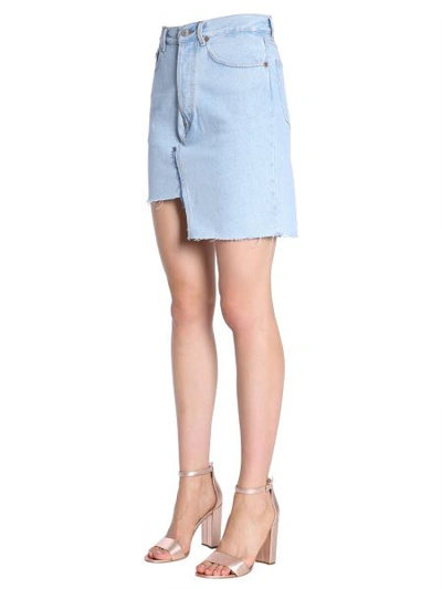 Shop Forte Dei Marmi Couture "lucille" Denim Skirt