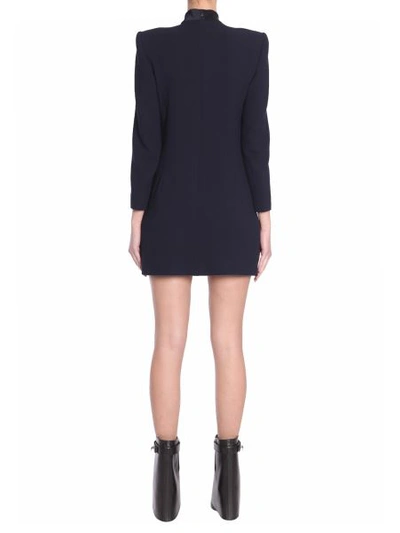 Shop Givenchy Short Dress In Blue