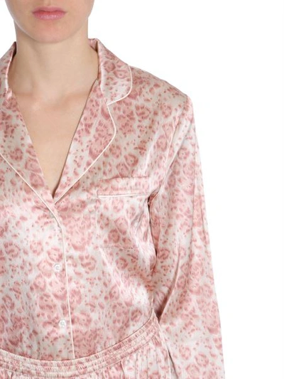 Shop Stella Mccartney "poppy Snoozing" Pajama In Pink