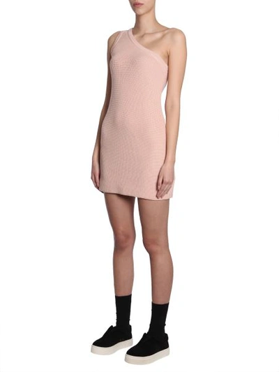 Shop Ben Taverniti Unravel Project One Shoulder Dress In Pink