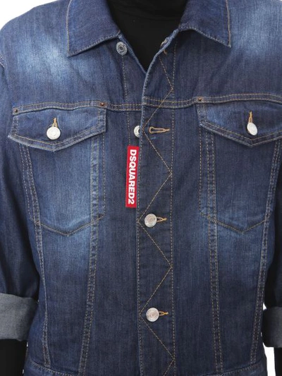 Shop Dsquared2 Denim Suit In Blue