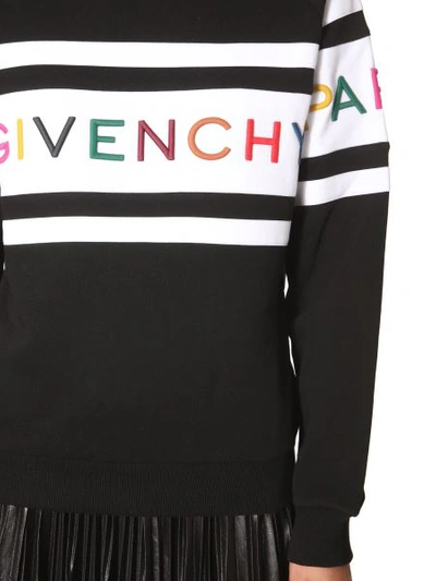 Shop Givenchy Crew Neck Sweatshirt In Black