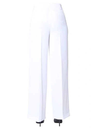 Shop Michael Michael Kors Pants With Large Leg In White