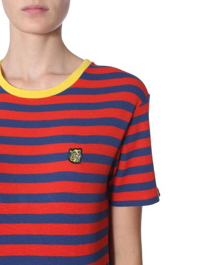 Shop Ps By Paul Smith Striped T-shirt In Red