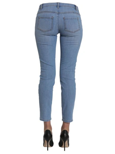 Shop Boutique Moschino Skinny Jeans In Denim