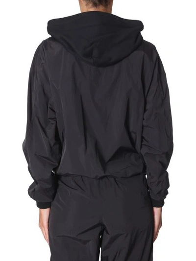 Shop Alexander Wang T Hooded Sweatshirt In Black