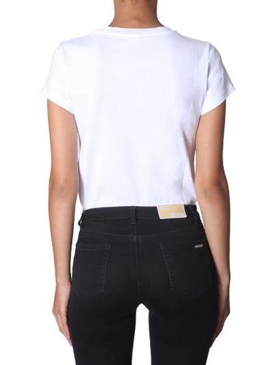 Shop Helmut Lang Round Neck T-shirt In White