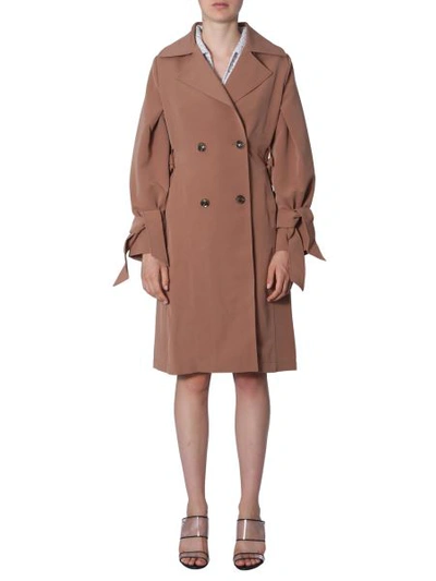 Shop Jovonna London "rhode2" Trench In Brown