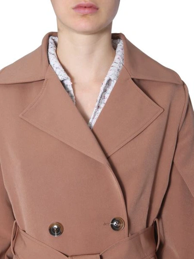 Shop Jovonna London "rhode2" Trench In Brown