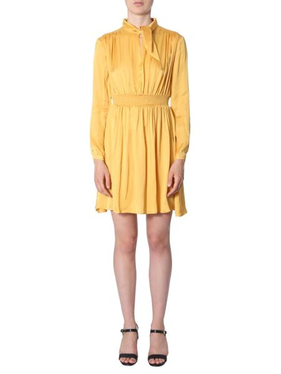 Shop Jovonna London "leo" Dress In Yellow