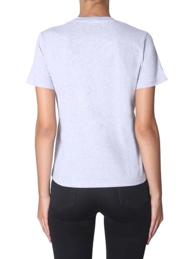 Shop Moschino Dollar Teddy Bear T-shirt In Grey