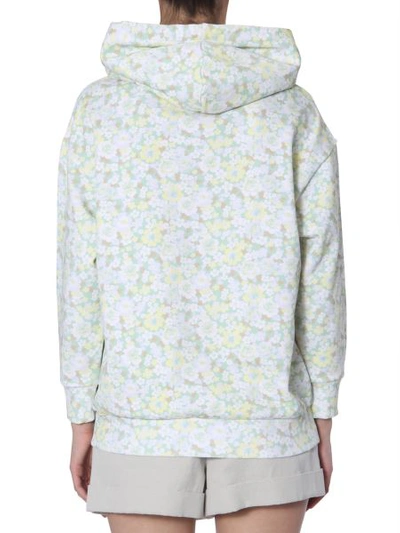 Shop Stella Mccartney Floral-print Sweatshirt In Green