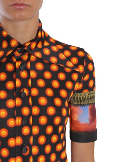 Shop Givenchy Short Sleeve Shirt In Multicolour