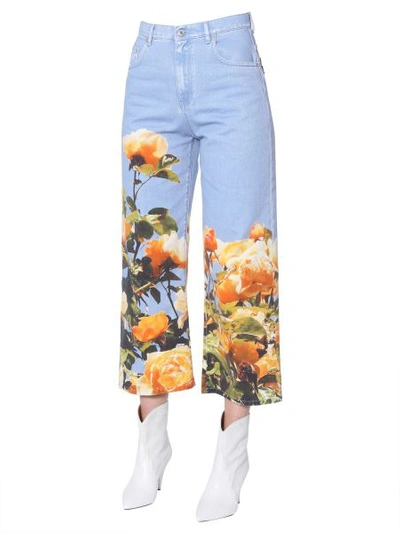 Shop Msgm Denim Jeans In Blue