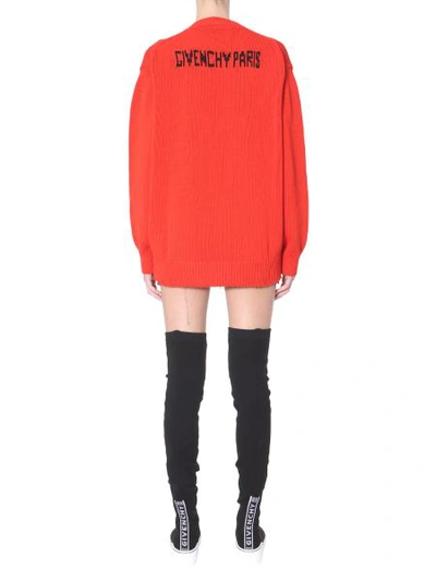 Shop Givenchy Cotton Sweater In Red
