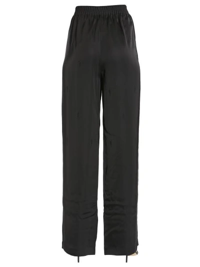 Shop Alexander Wang Wide Leg Trousers In Black