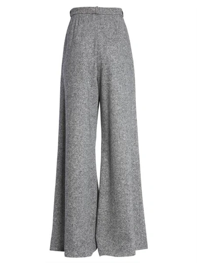 Shop Lanvin Wide Trousers In Grey