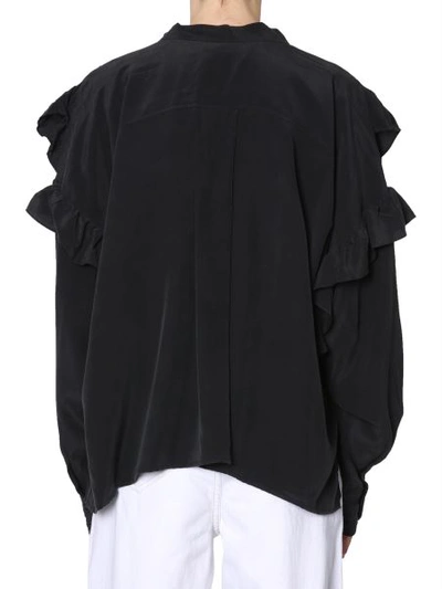 Shop Isabel Marant "libel" Blouse In Black