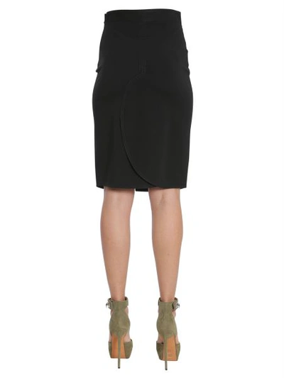Shop Givenchy Sheath Skirt In Black