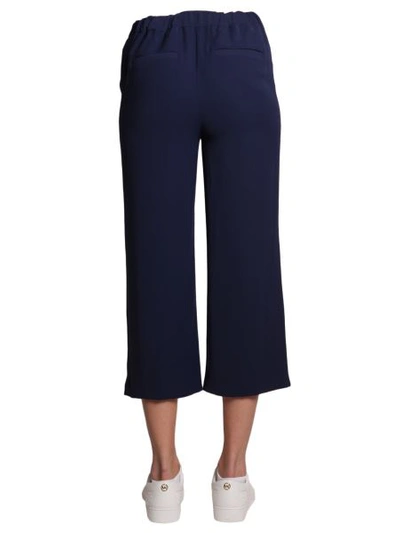 Shop Michael Michael Kors Brief Trousers In Blue