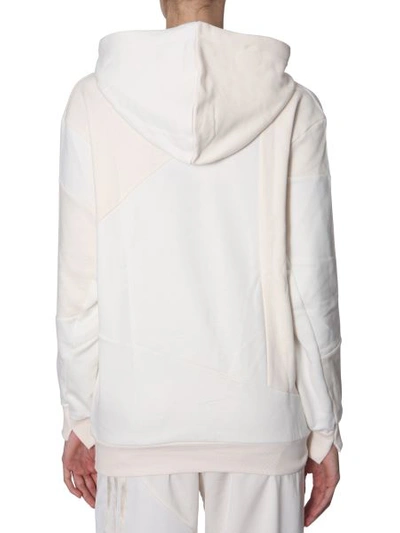 Shop Adidas Originals By Danielle Cathari Hooded Sweatshirt In White