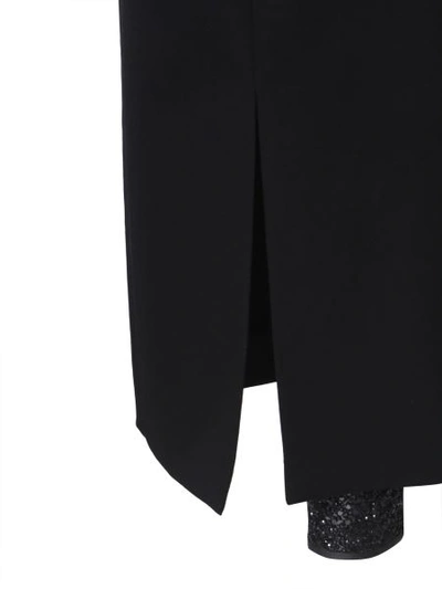 Shop Stella Mccartney Wool Palazzo Pants In Black