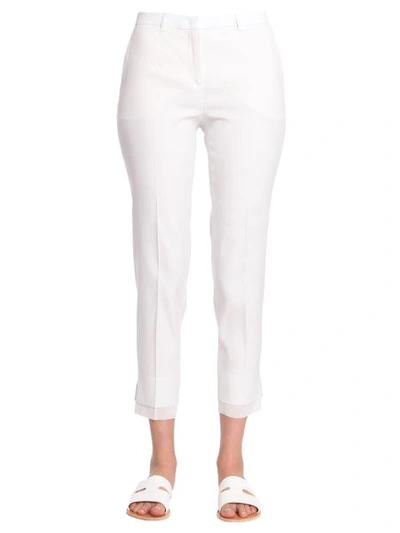 Shop Fabiana Filippi "montefalco" Trousers In White