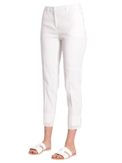 Shop Fabiana Filippi "montefalco" Trousers In White