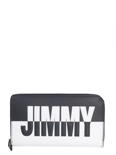 Shop Jimmy Choo Carnaby Wallet In Black