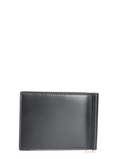 Shop Saint Laurent Monogram Wallet In Black