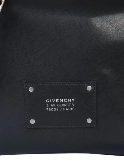 Shop Givenchy Leather Shoulder Bag In Black