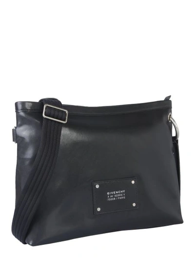Shop Givenchy Leather Shoulder Bag In Black