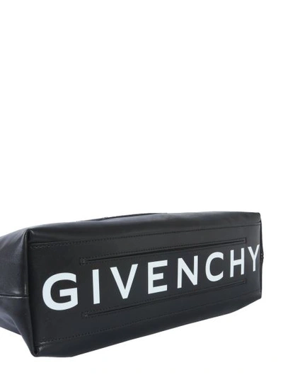 Shop Givenchy Leather Shoulder Bag In Black