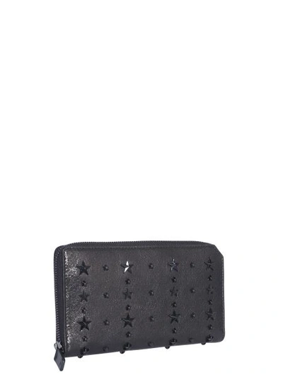 Shop Jimmy Choo Carnaby Wallet In Black