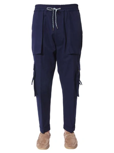 Shop Vivienne Westwood Cargo Pants In Blue