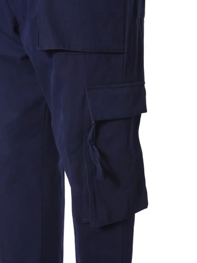 Shop Vivienne Westwood Cargo Pants In Blue