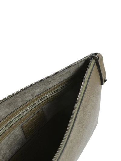 Shop Valentino Document Holder In Military Green