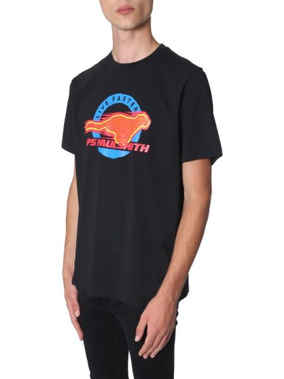 Shop Ps By Paul Smith Regular Fit T -shirt In Black