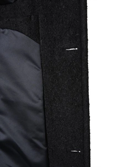 Shop Raf Simons Classic Coat In Black