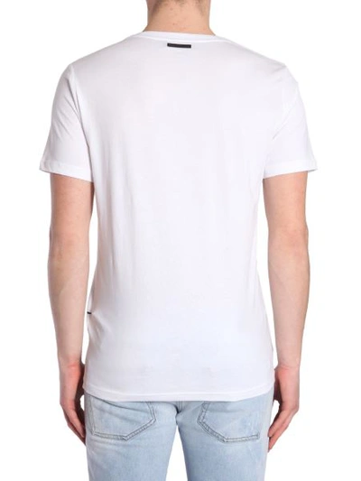 Shop Diesel Black Gold Ty-testa T-shirt In White