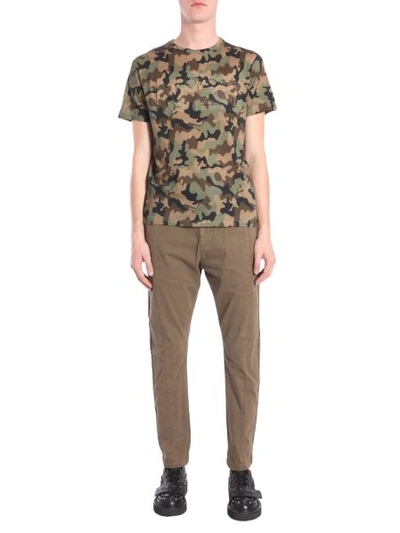 Shop N°21 Camouflage Printed T-shirt In Multicolour