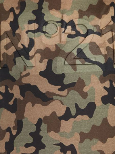 Shop N°21 Camouflage Printed T-shirt In Multicolour