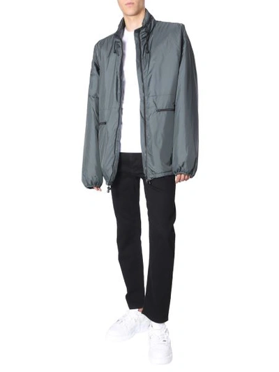 Shop Maison Margiela Hooded Parka In Grey