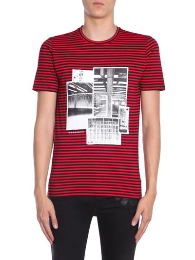 Shop Diesel Black Gold "ty-industrial" T-shirt In Red