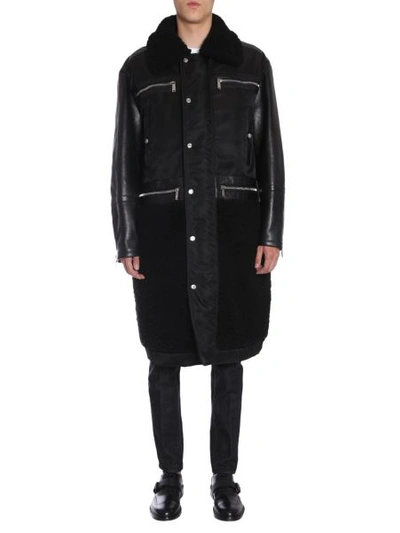 Shop Dsquared2 Long Coat In Black